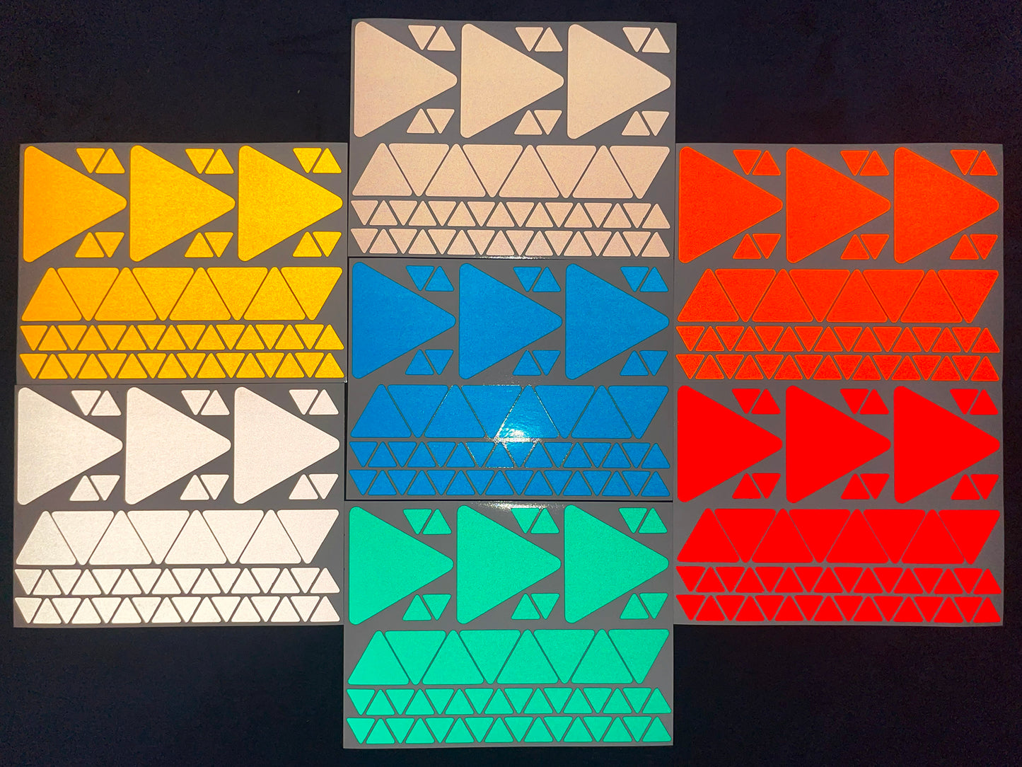 Valueviz Reflective Triangle (Assorted) Stickers