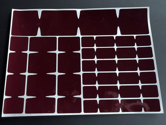 Stealth Reflective Bike Frame Protection Wrap Stickers