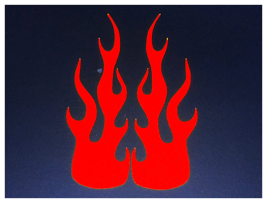 Veloviz Reflective Flame Motorcycle Tank Helmet Stickers – Veloviz ...