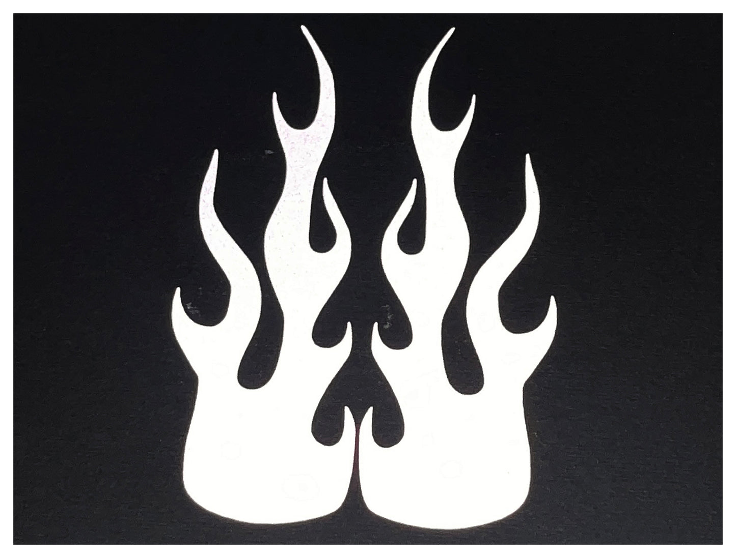 Veloviz Reflective Flame Motorcycle Tank Helmet Stickers
