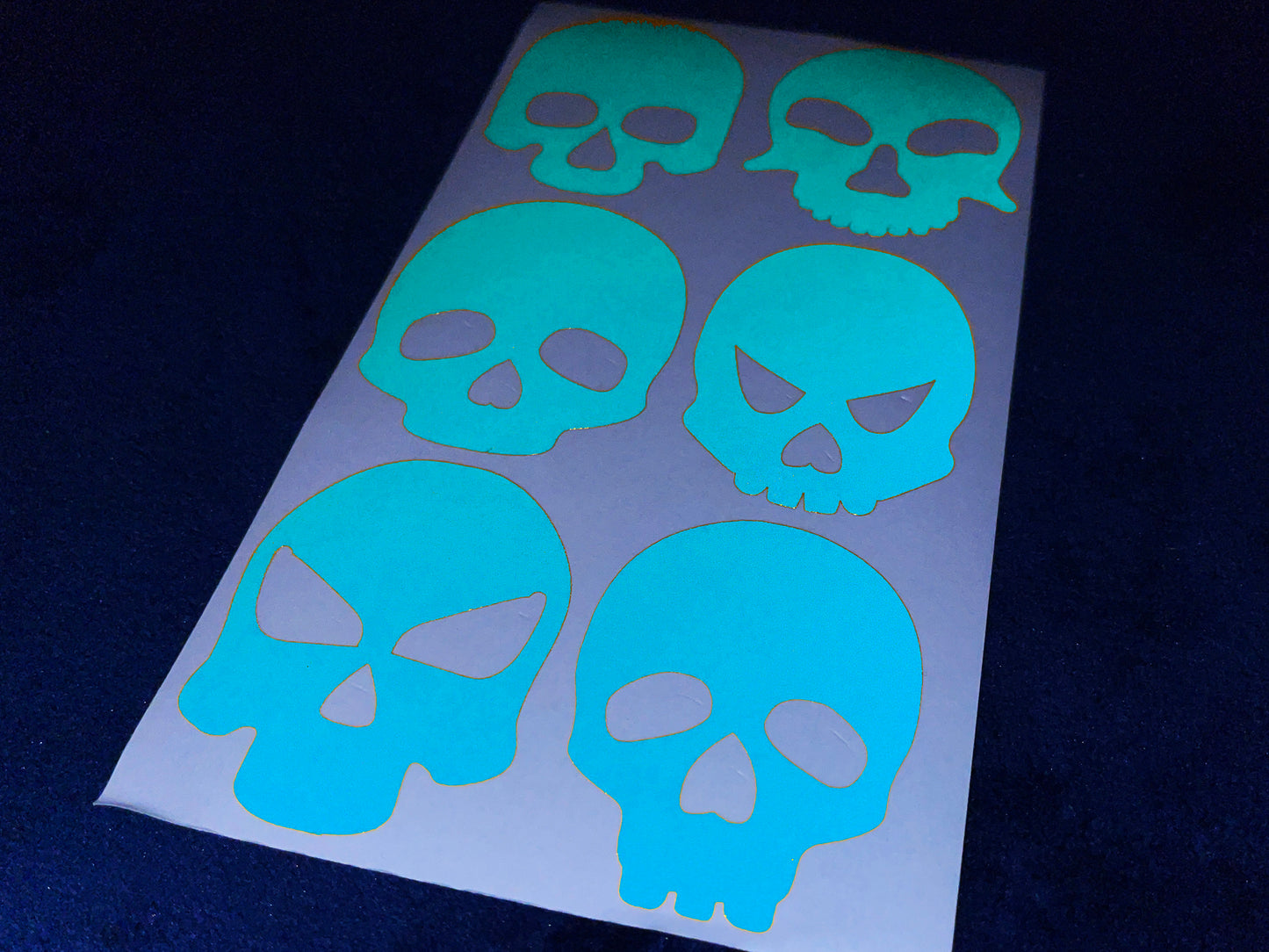 Valueviz Reflective Skull MIX Stickers