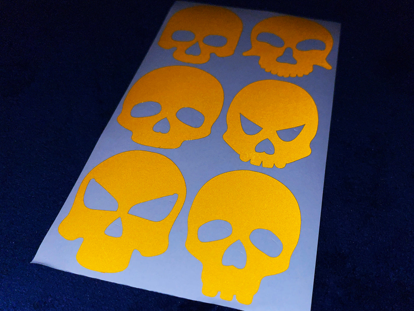 Valueviz Reflective Skull MIX Stickers