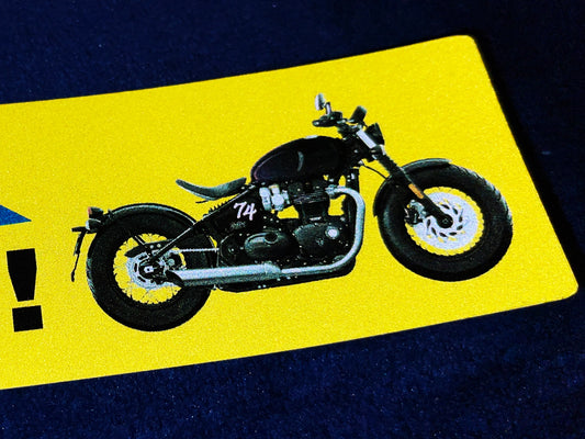 Think Bike Reflective Sticker - Two Wheels Tommy Bobber