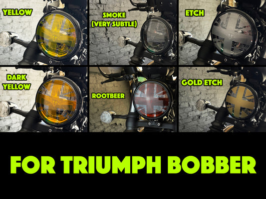 Union Jack Headlight Sticker for Triumph Bobber