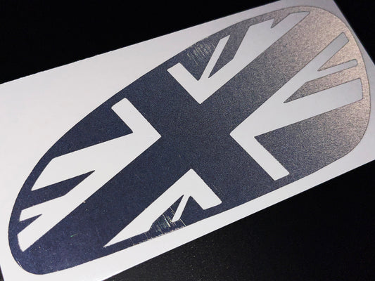 Veloviz Reflective Union Jack Tank Stickers for Triumph Bobber - TFC D