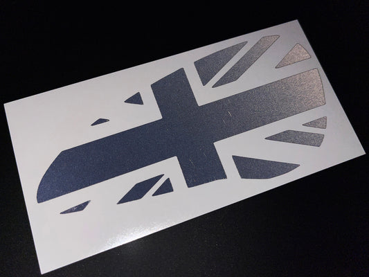 Veloviz Reflective Union Jack Tank Stickers for Triumph Bobber - A