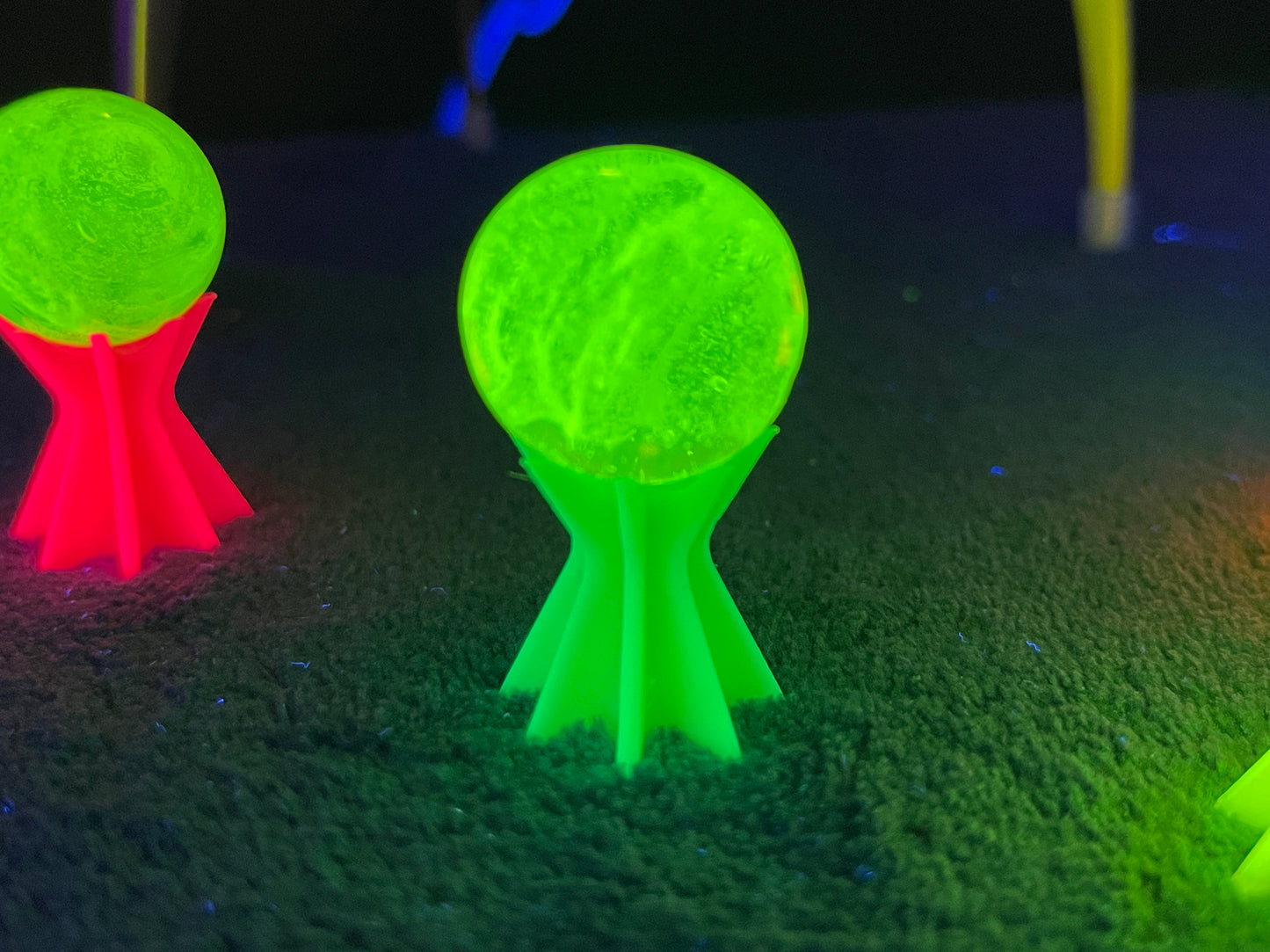 UV Reactive Marble Display Stand