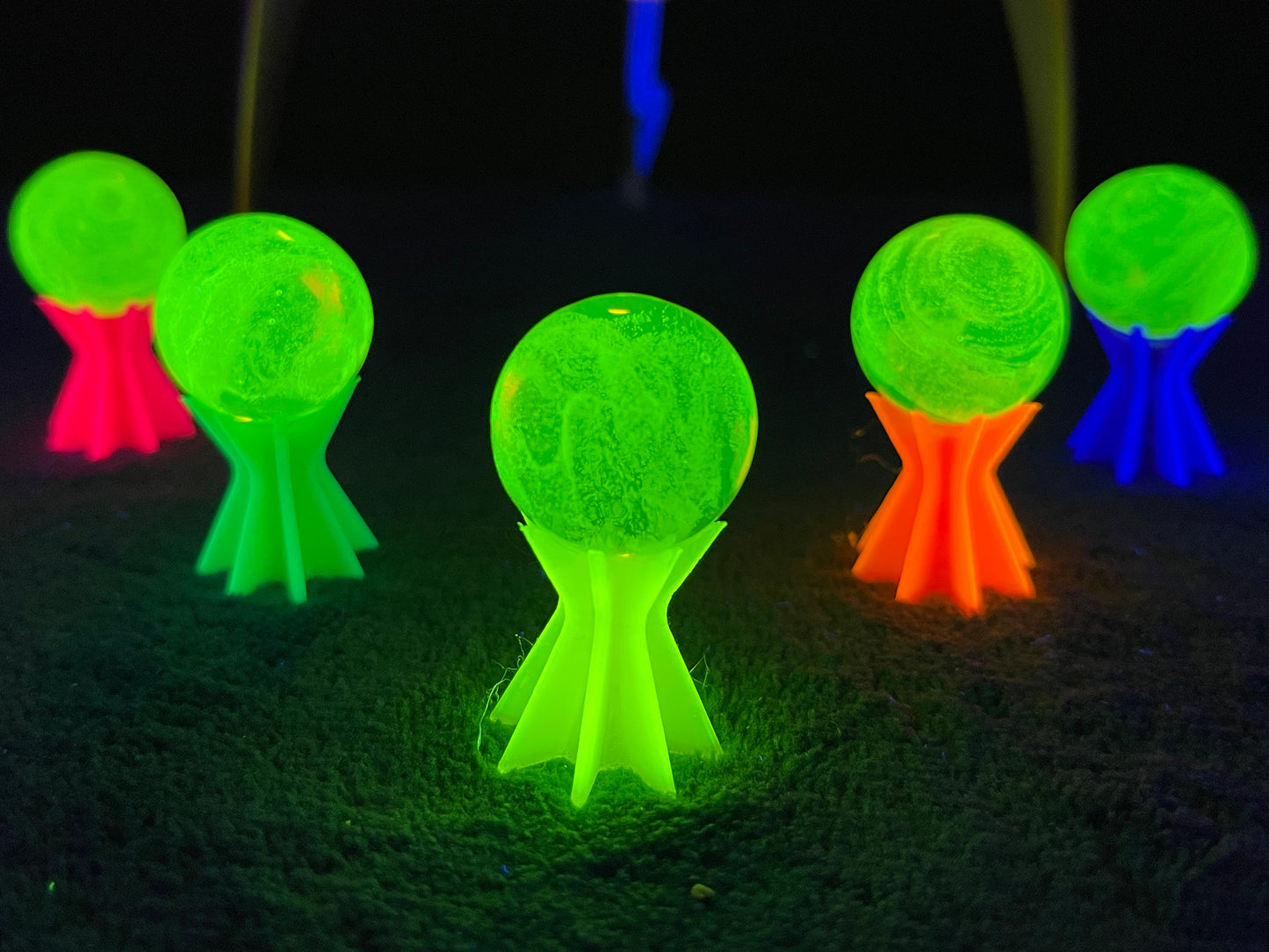 UV Reactive Marble Display Stand