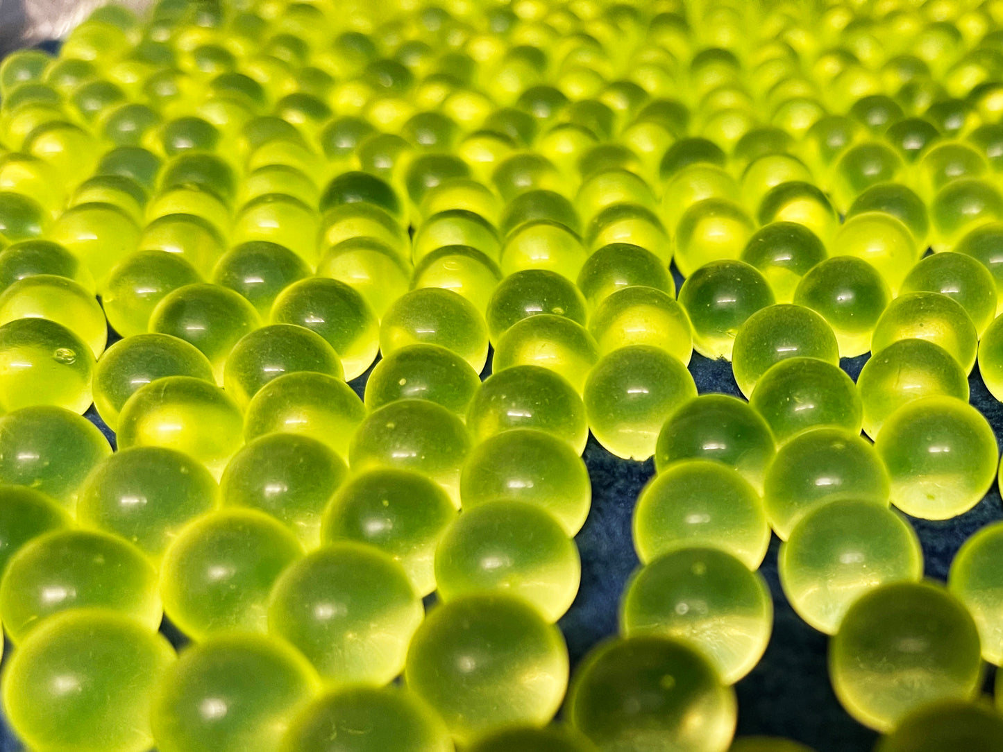 10mm Uranium Glass Marbles