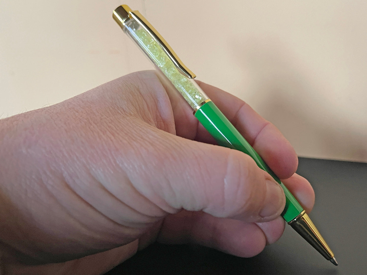 Uranium Glass Filled Ballpoint Pen