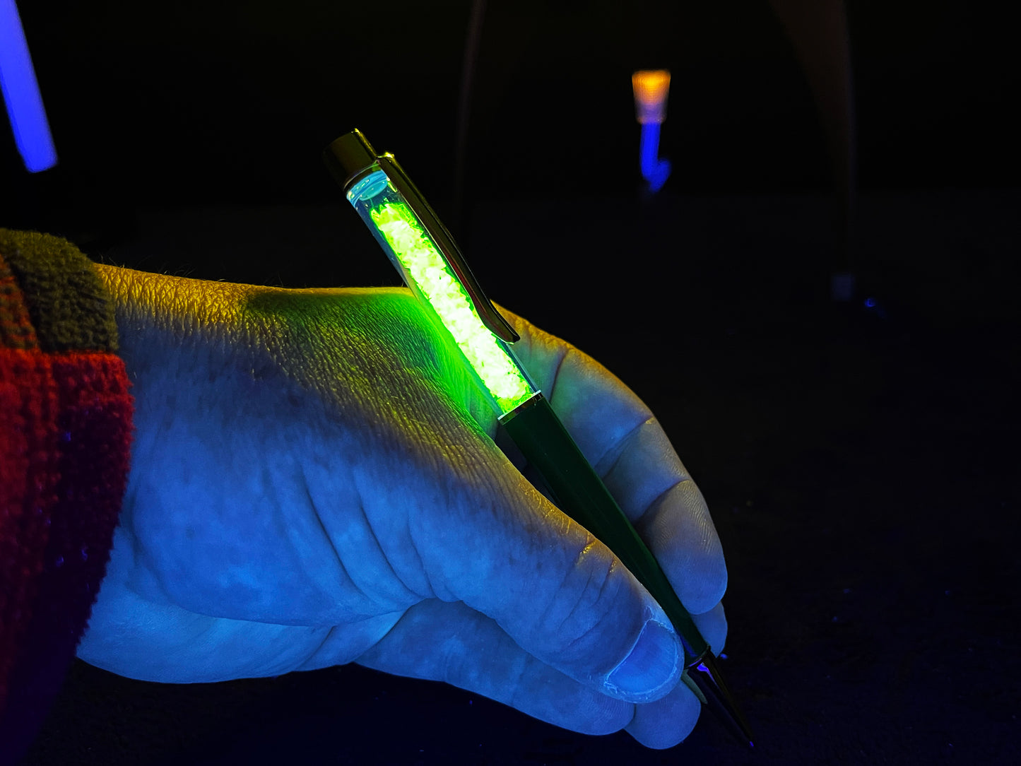 Uranium Glass Filled Ballpoint Pen