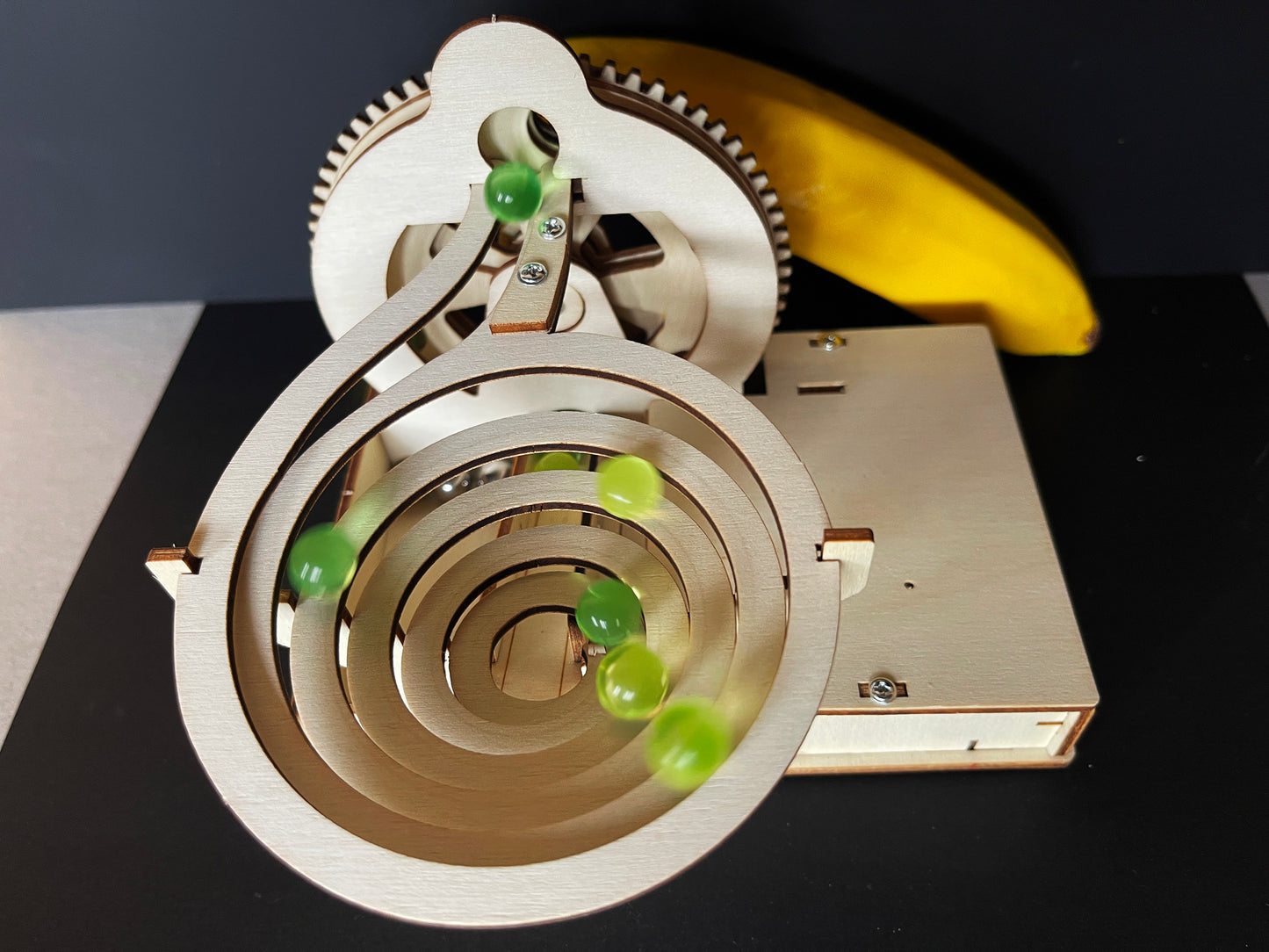 Uranium Glass Marble Run