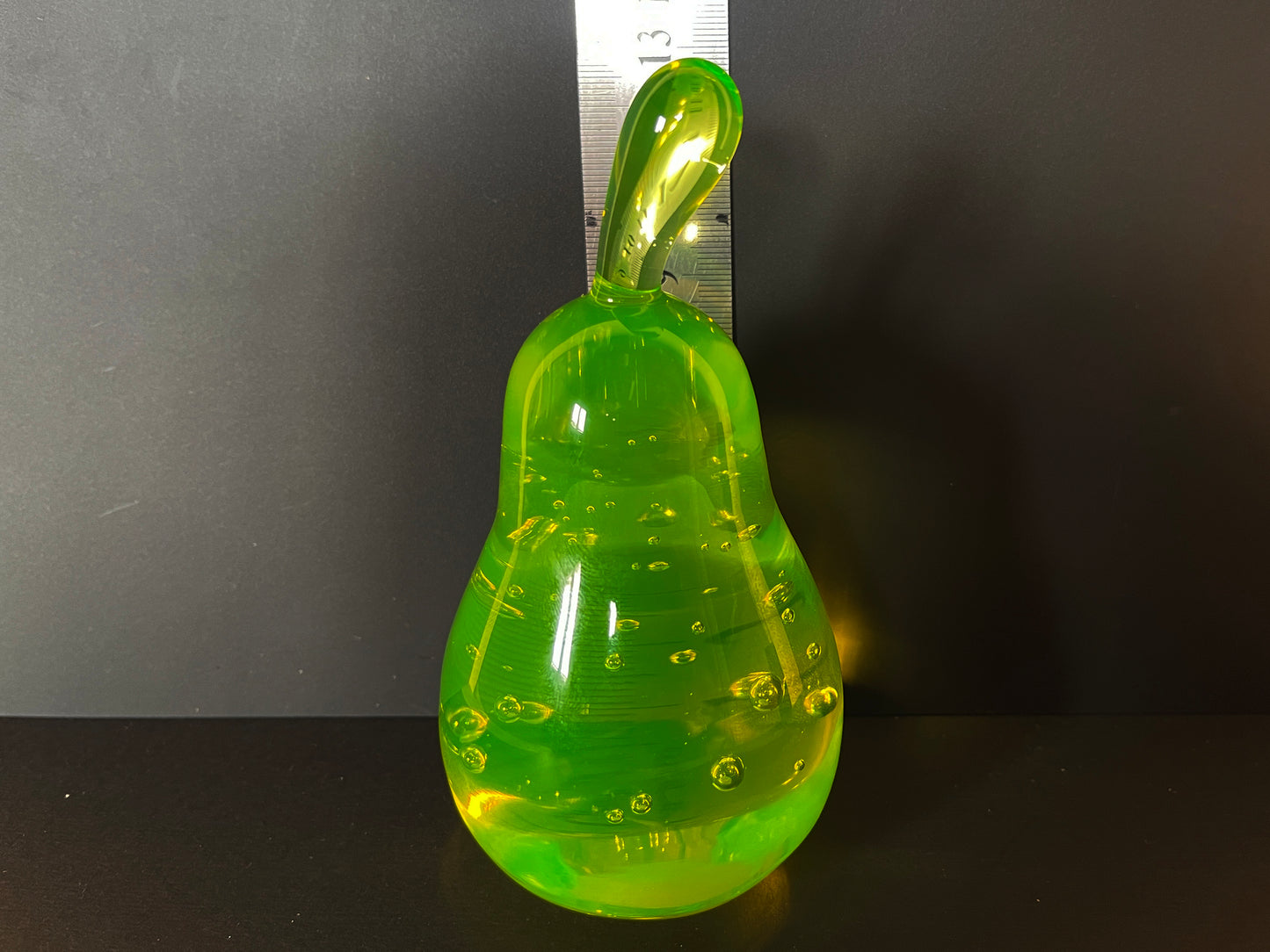Uranium Glass Pear