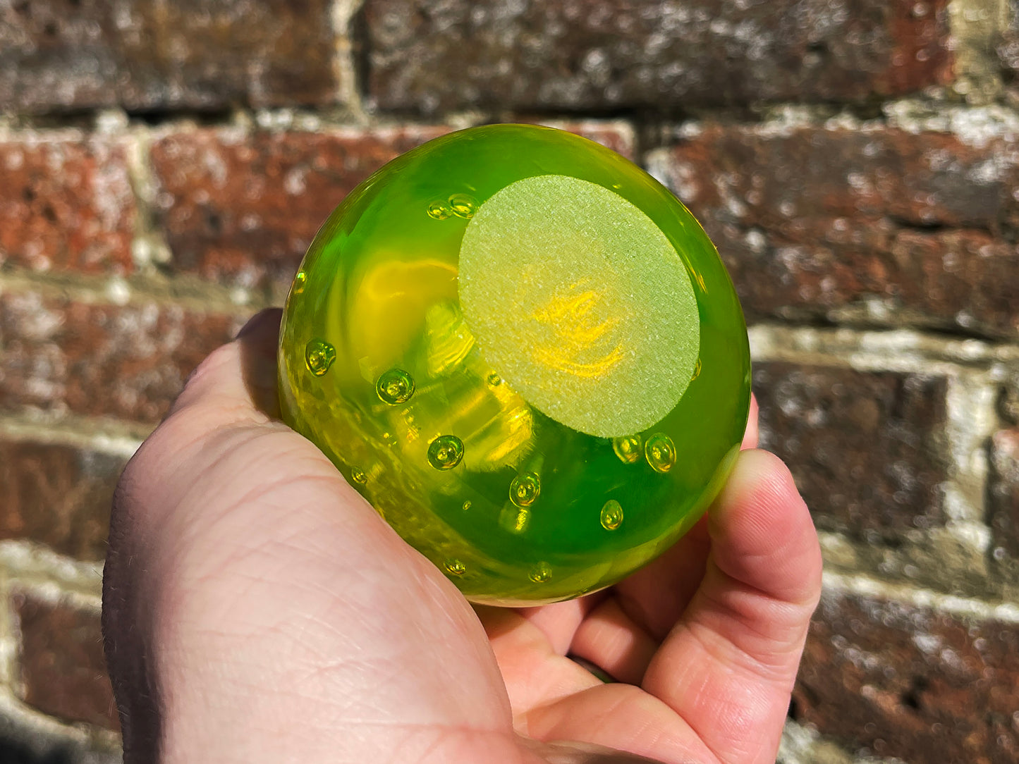 Uranium Glass Pear