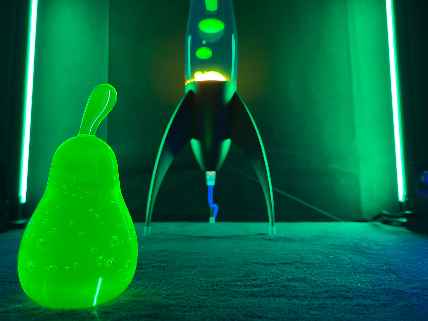Uranium Glass Pear