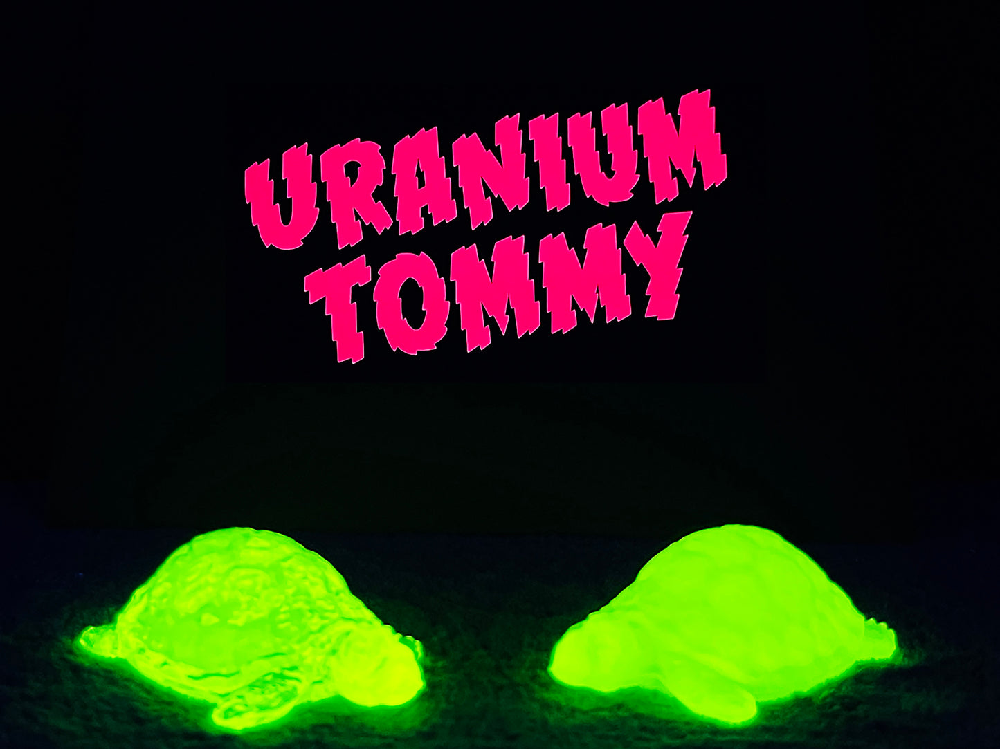 Uranium Vaseline Glass Turtle