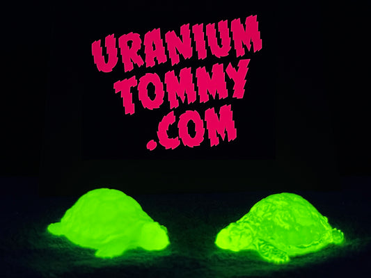 Uranium Vaseline Glass Turtle