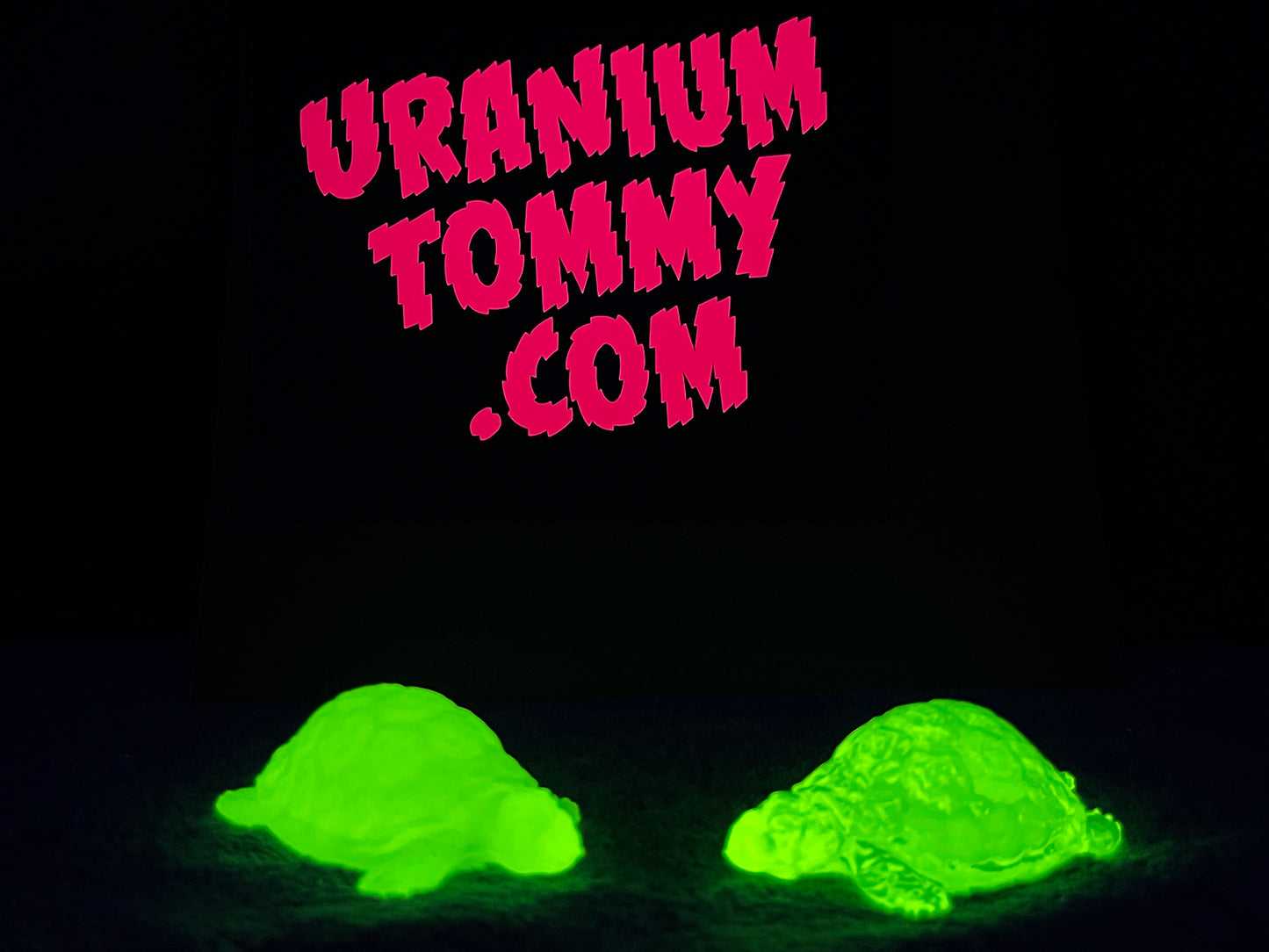 Uranium Vaseline Glass Turtle