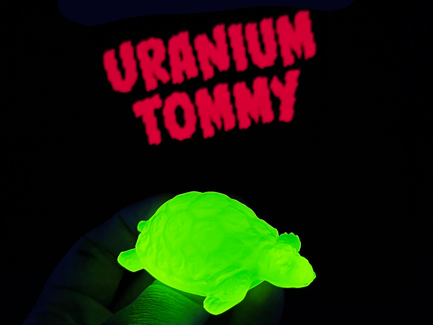 Uranium Vaseline Glass Turtle