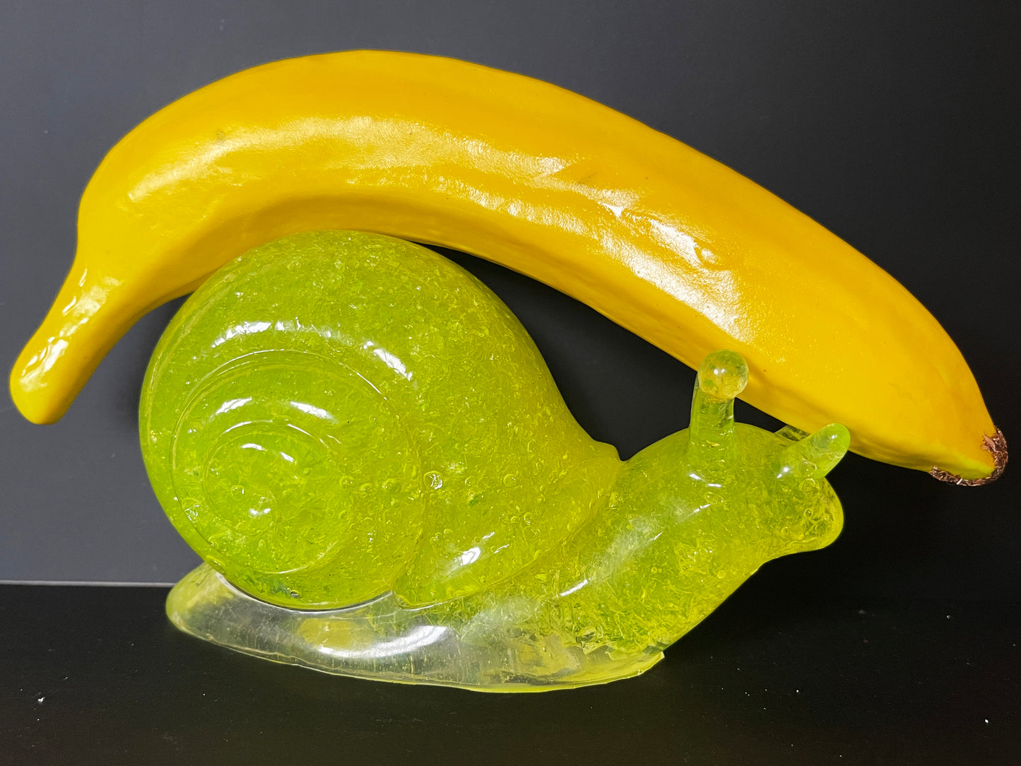 Uranium Glass Resin Vaseline Snail (Uresinium)