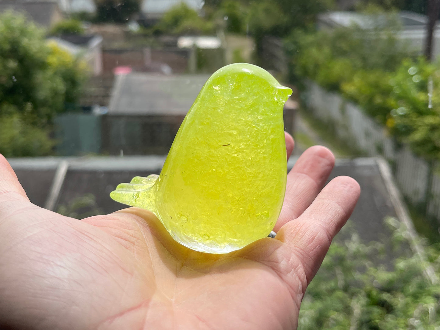 Uranium Glass Resin Bird (Uresinium)