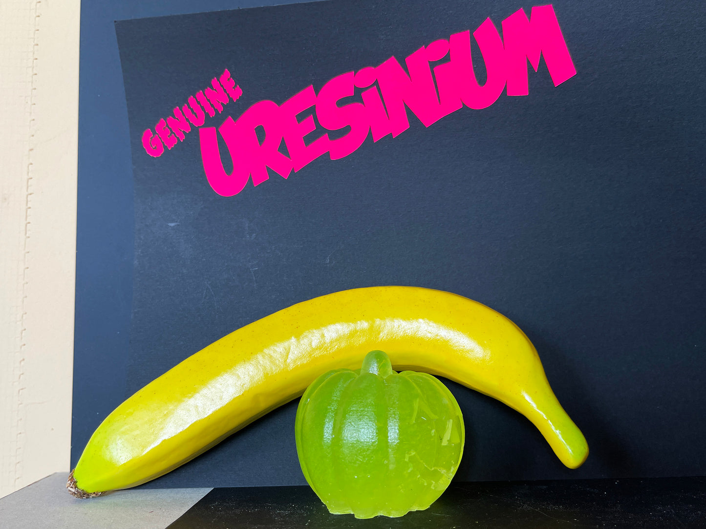 Uranium Glass Resin Ghost Pumpkin (Uresinium)