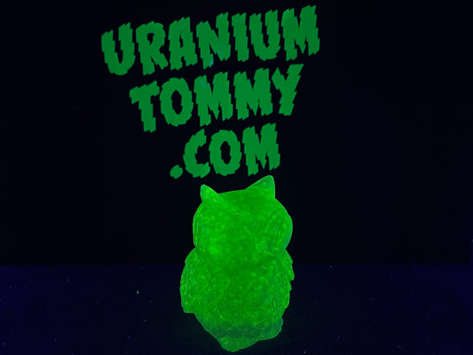 Uranium Glass Resin Owl (Uresinium)