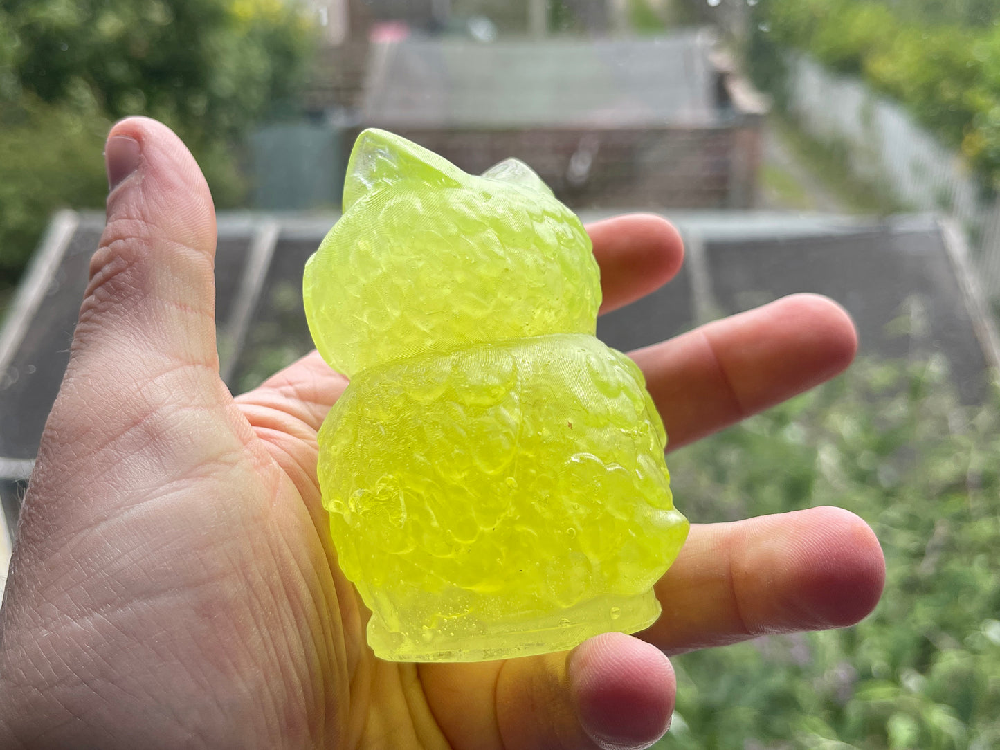 Uranium Glass Resin Owl (Uresinium)
