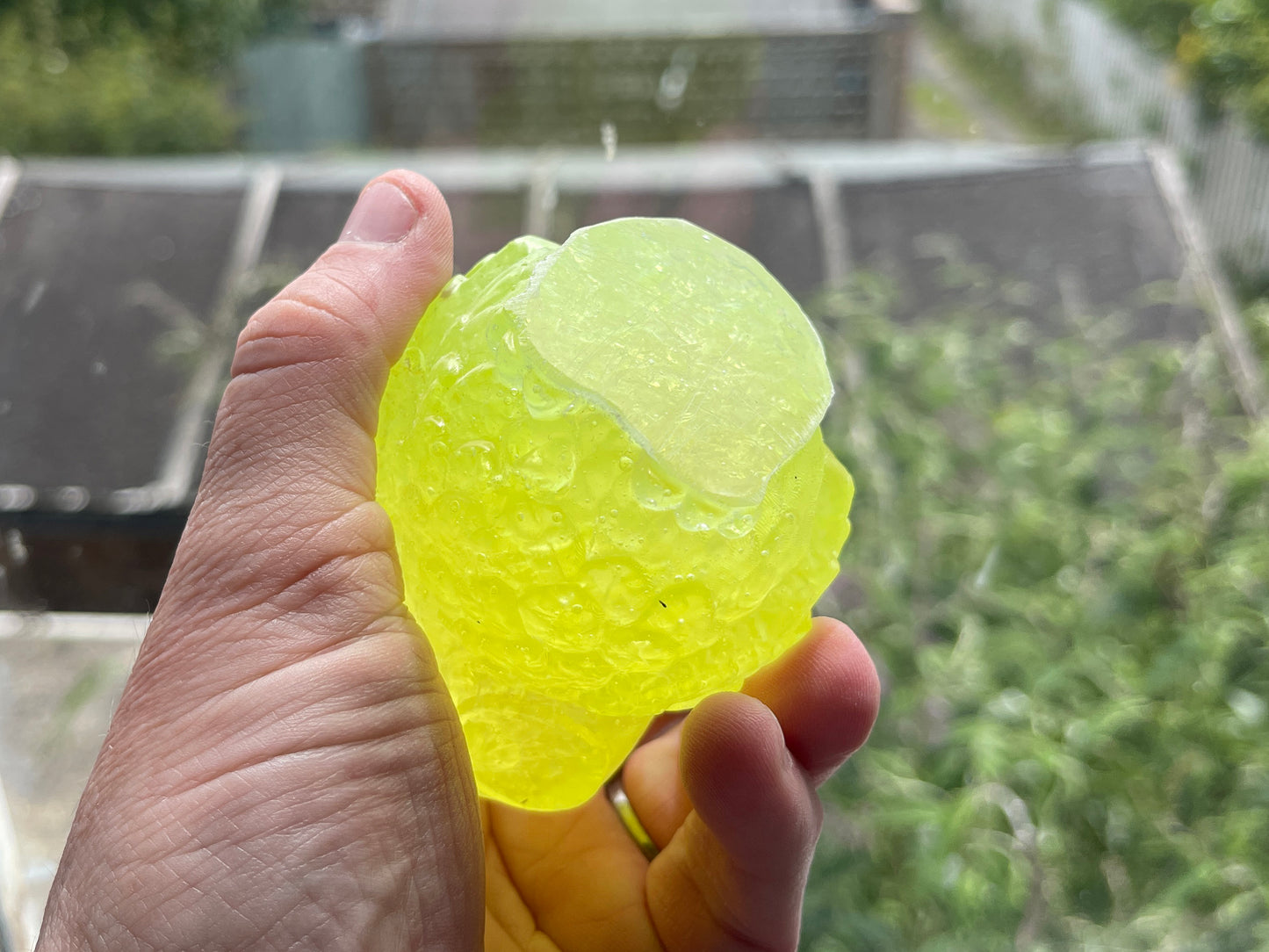 Uranium Glass Resin Owl (Uresinium)