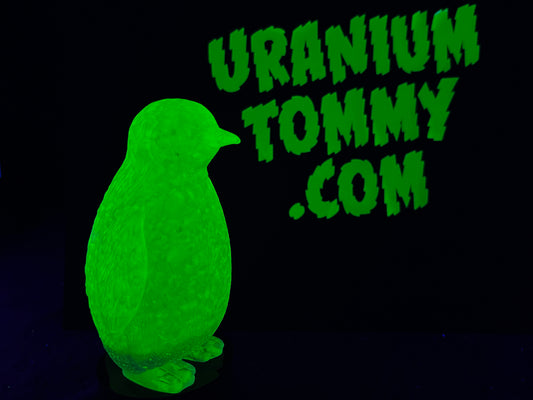Uranium Glass Resin Penguin (Uresinium)