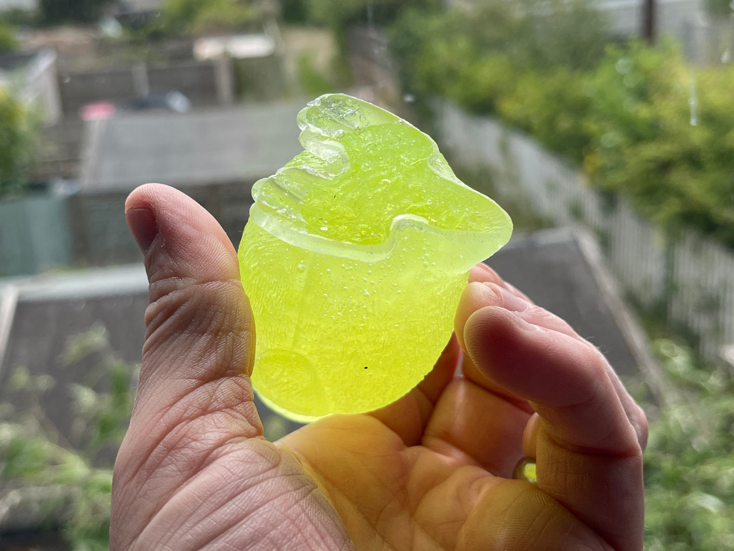 Uranium Glass Resin Penguin (Uresinium)