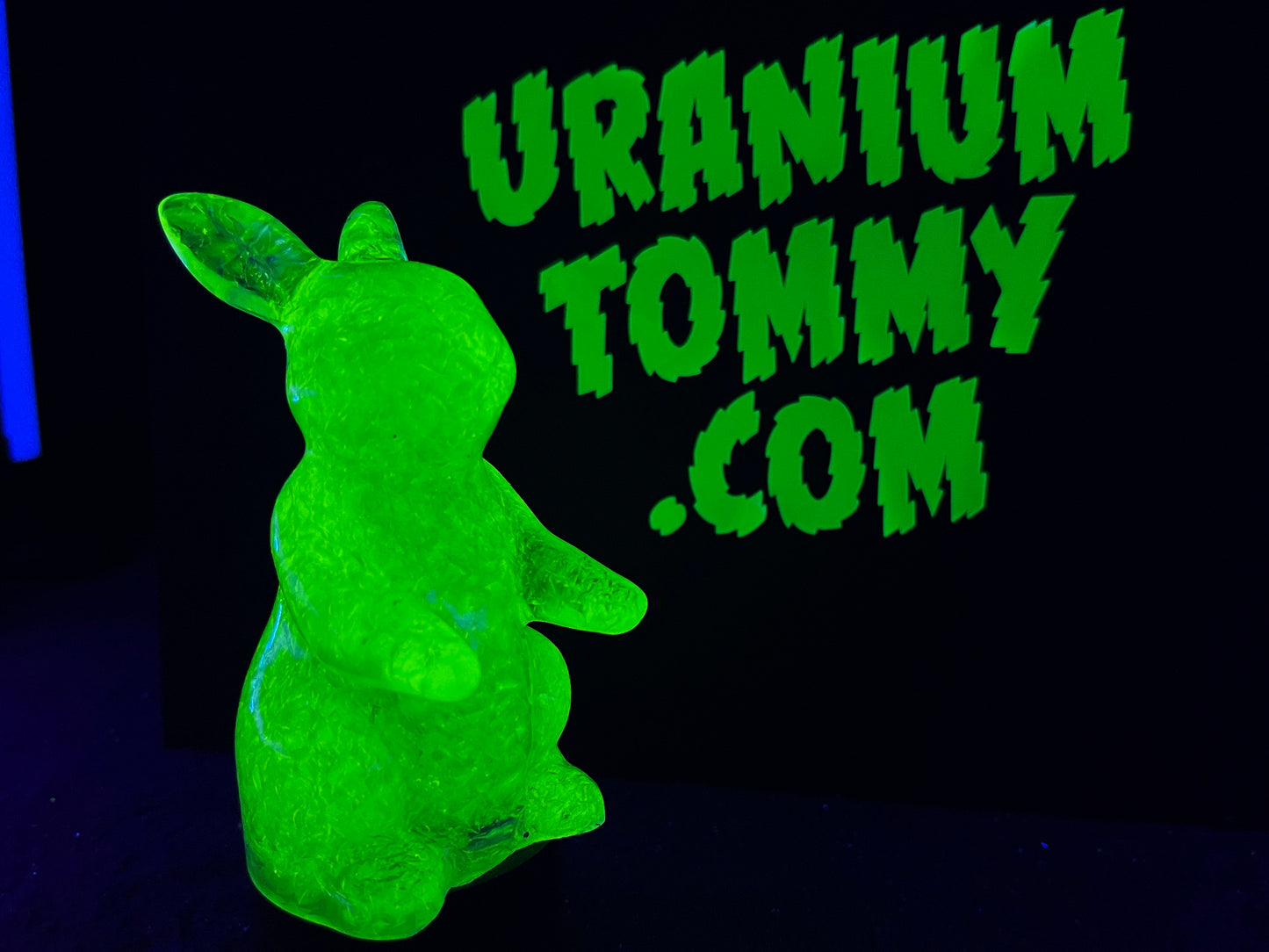 Uranium Glass Resin Rabbit (Uresinium)