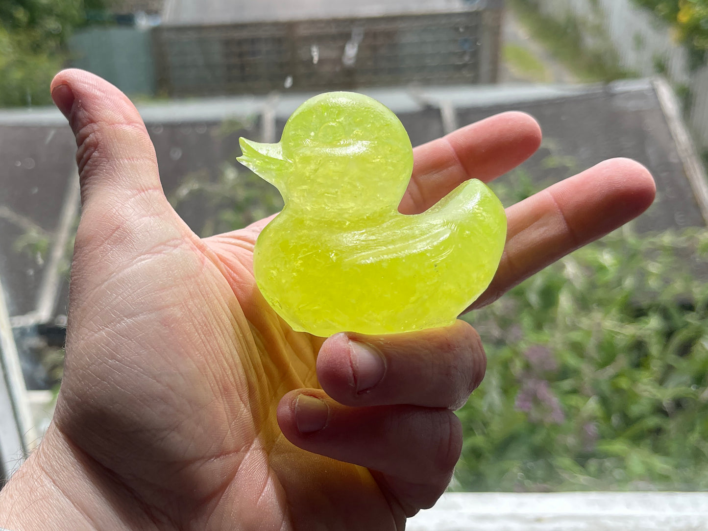 Uranium Glass Resin Rubber Duck (Uresinium)