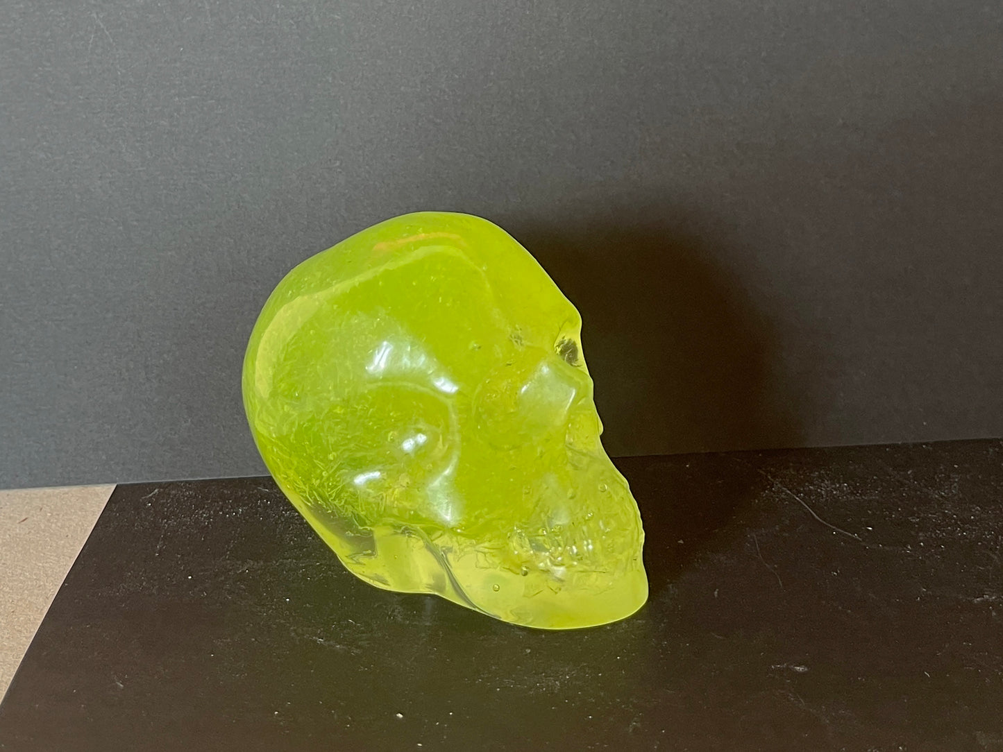 Uranium Glass Resin Skull (Uresinium)