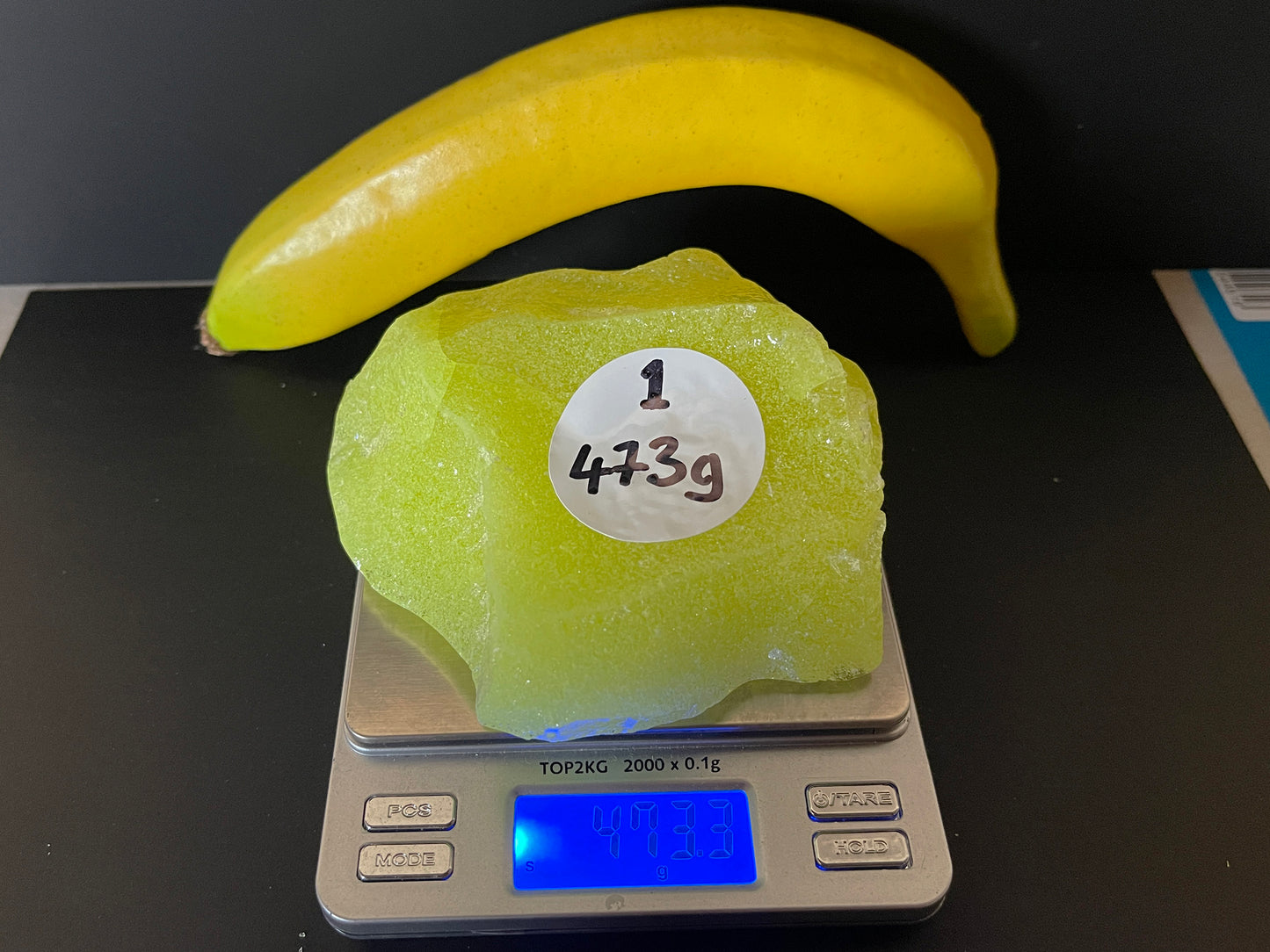 Uranium Glass Cullet Chunks - Supersize
