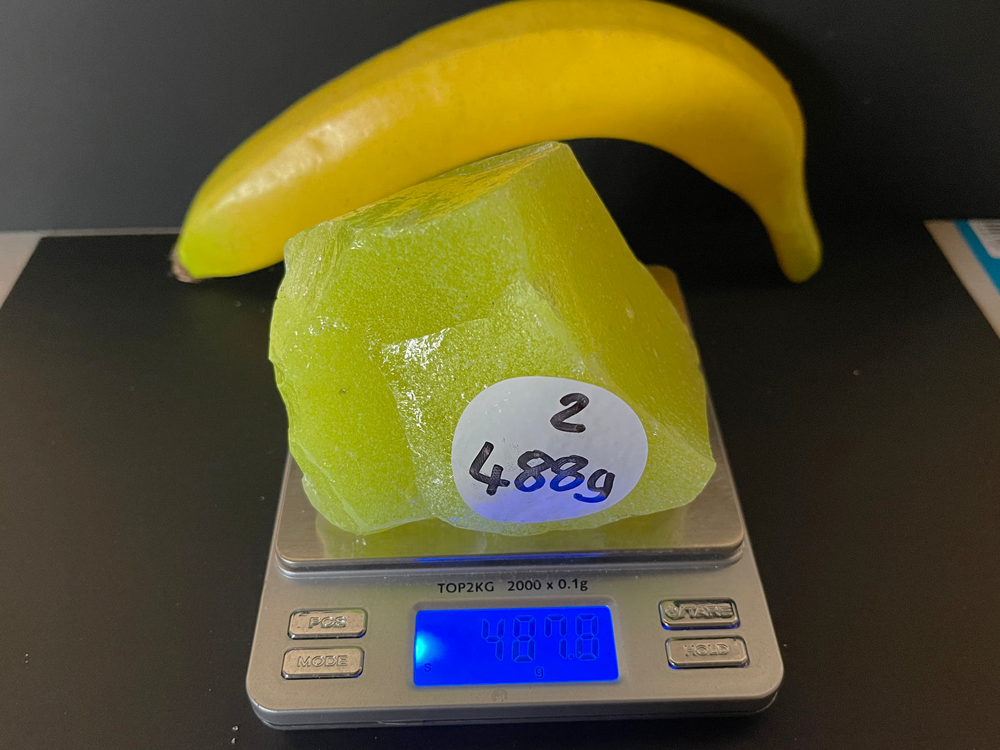 Uranium Glass Cullet Chunks - Supersize