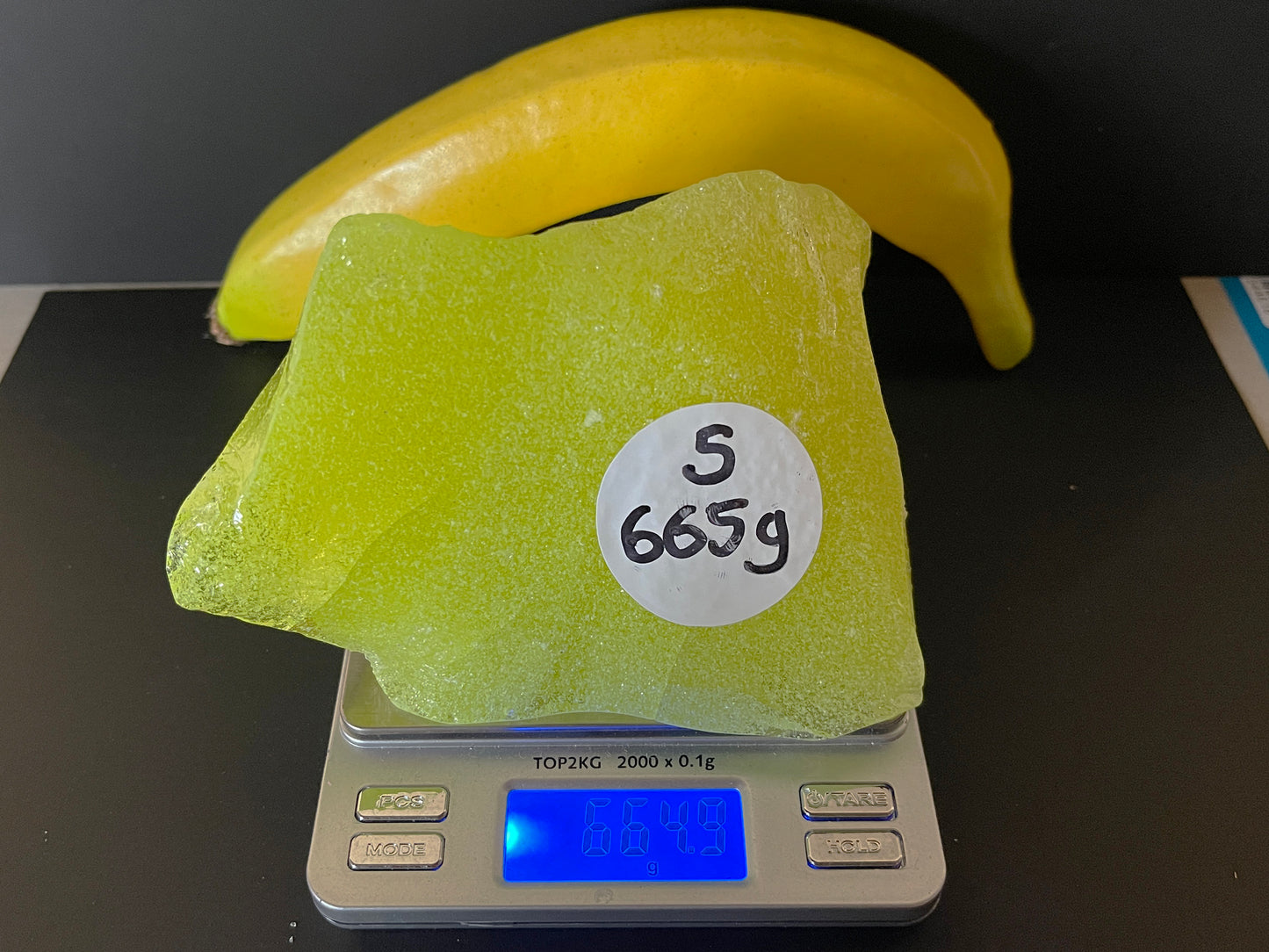 Uranium Glass Cullet Chunks - Supersize