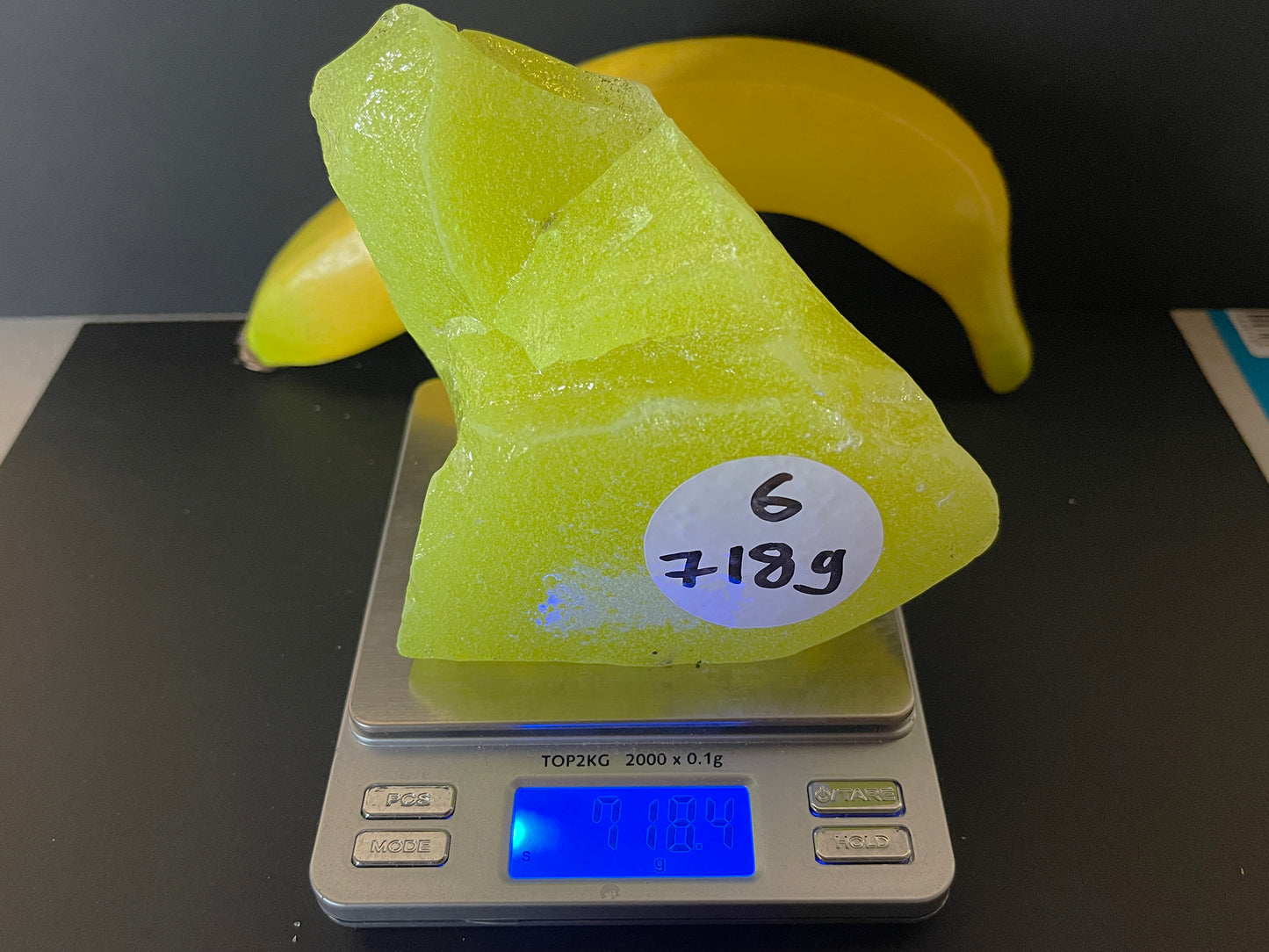Uranium Glass Cullet Chunks - Supersize