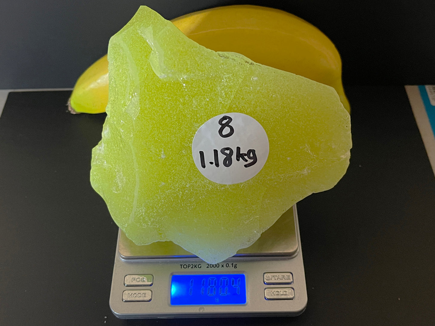Uranium Glass Cullet Chunks - Supersize