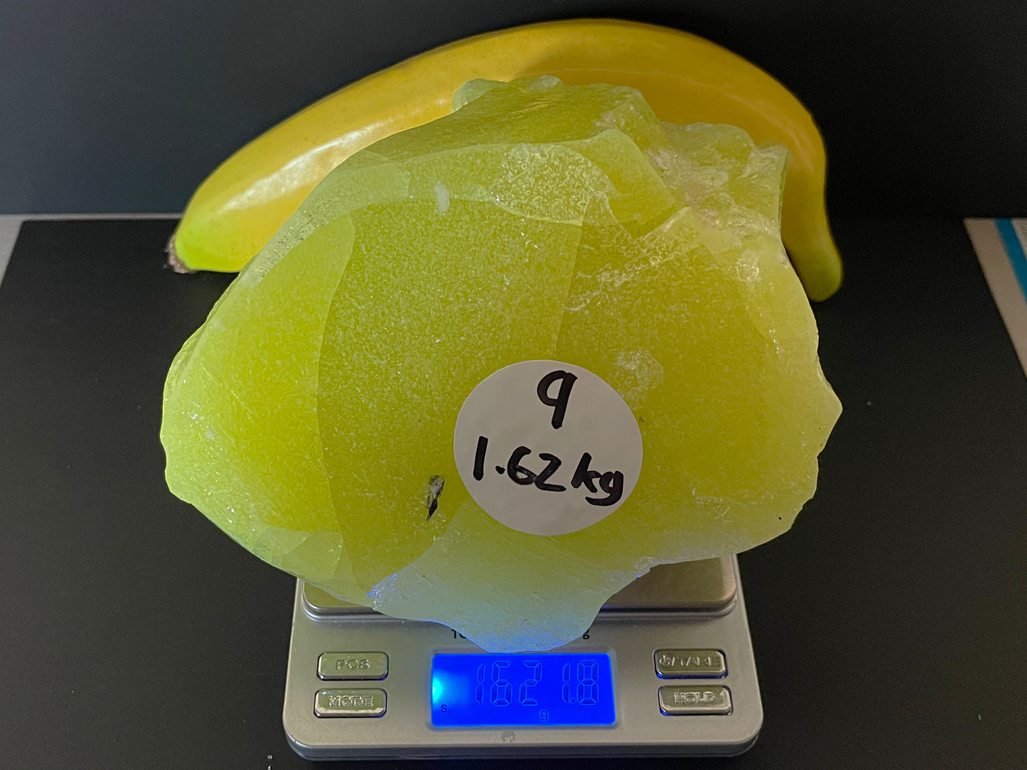 Uranium Glass Cullet Chunks - Supersize