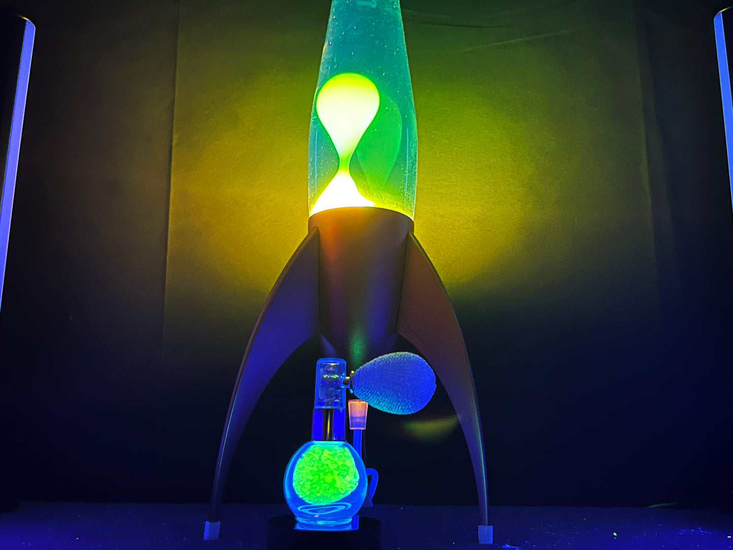 Uranium Glass Filled Perfume Atomiser