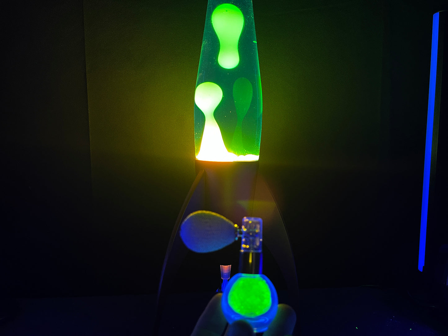 Uranium Glass Filled Perfume Atomiser