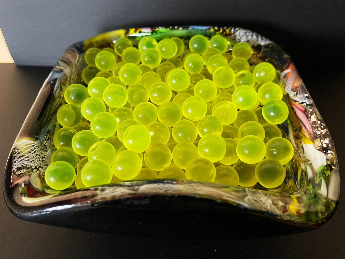14mm Uranium Glass Marbles (Seconds)