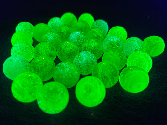 Uranium Glass 20mm Shooter Marble