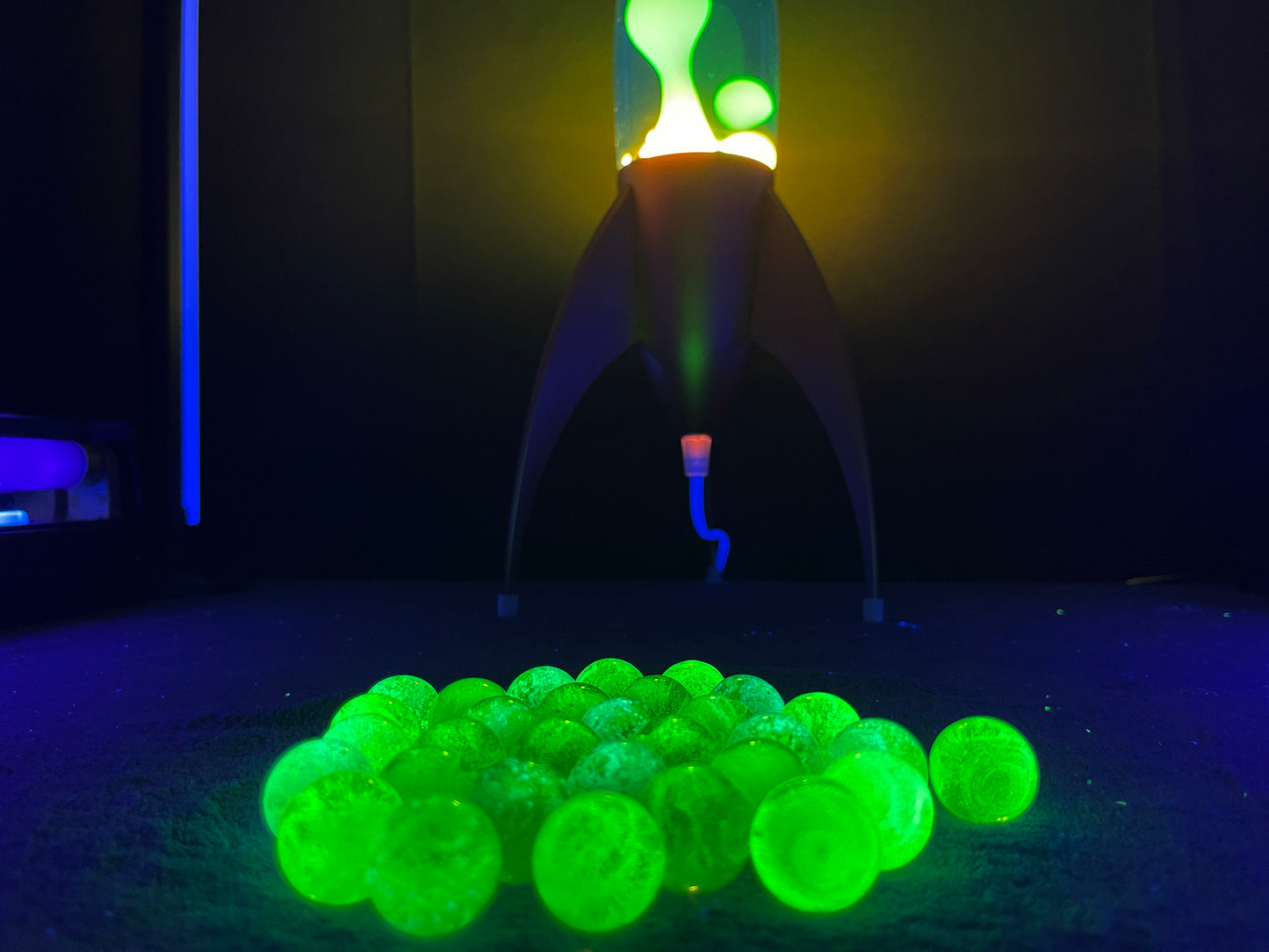 Uranium Glass 20mm Shooter Marble