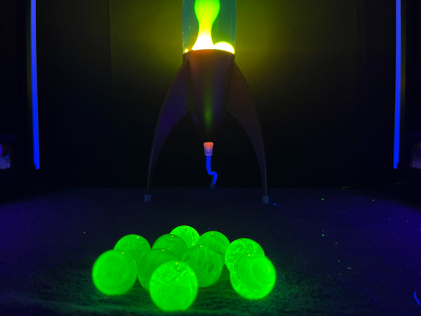 Uranium Glass 25mm Shooter Marble