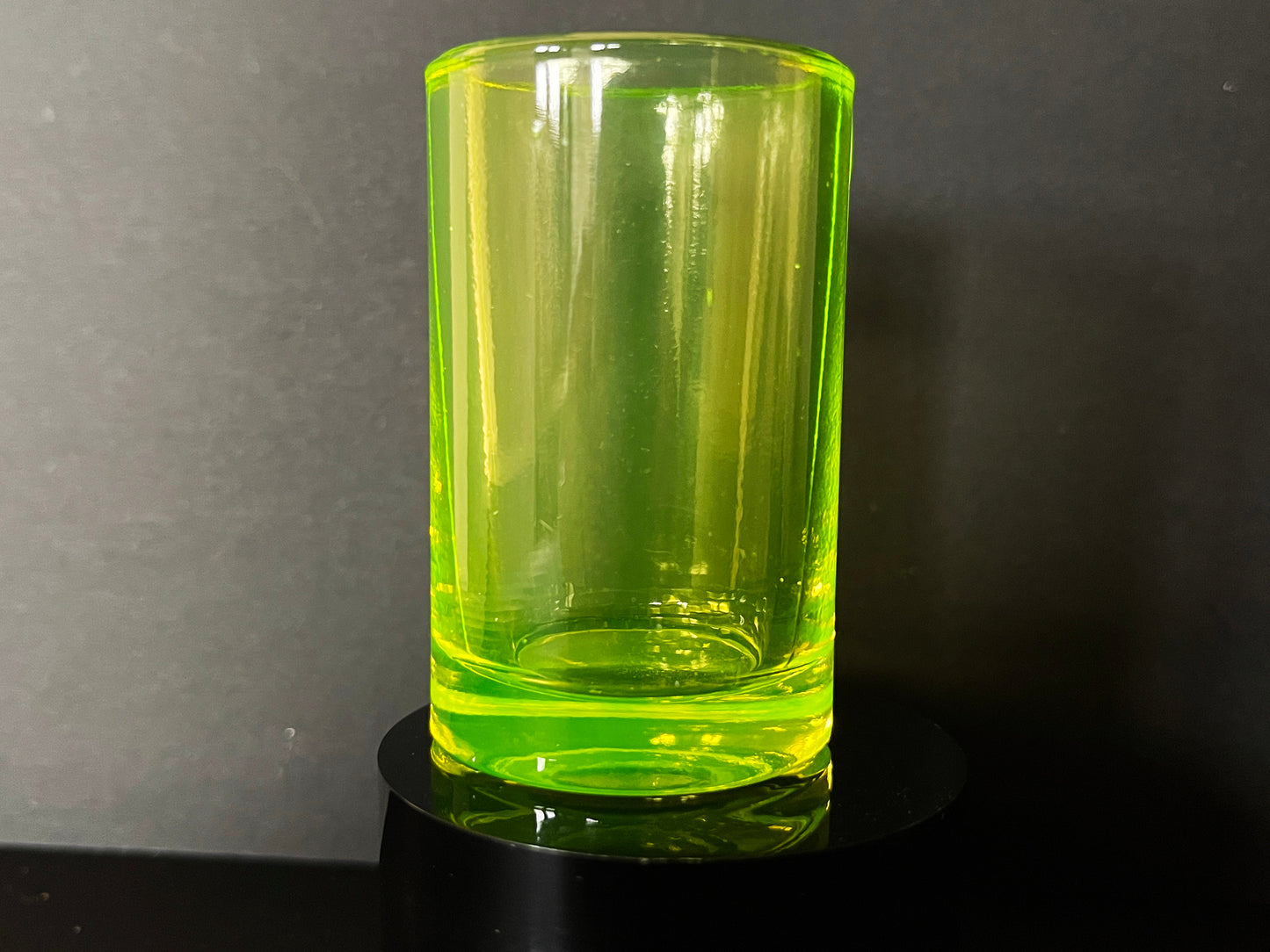 Uranium Glass Shot Glass