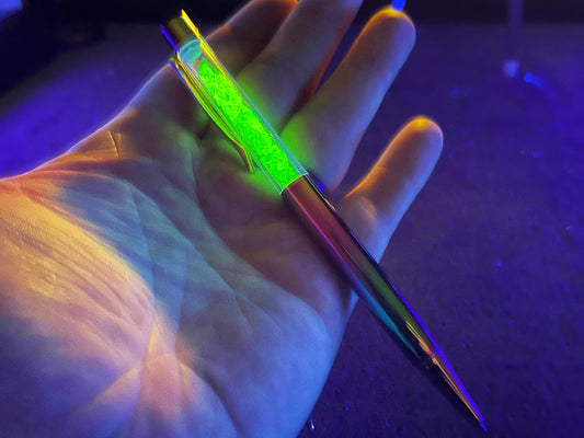 Uranium Glass Filled Ballpoint Pen