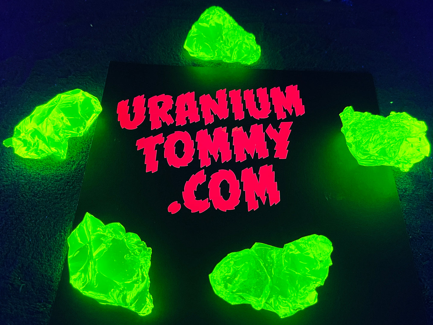 Uranium Glass Cullet Chunks
