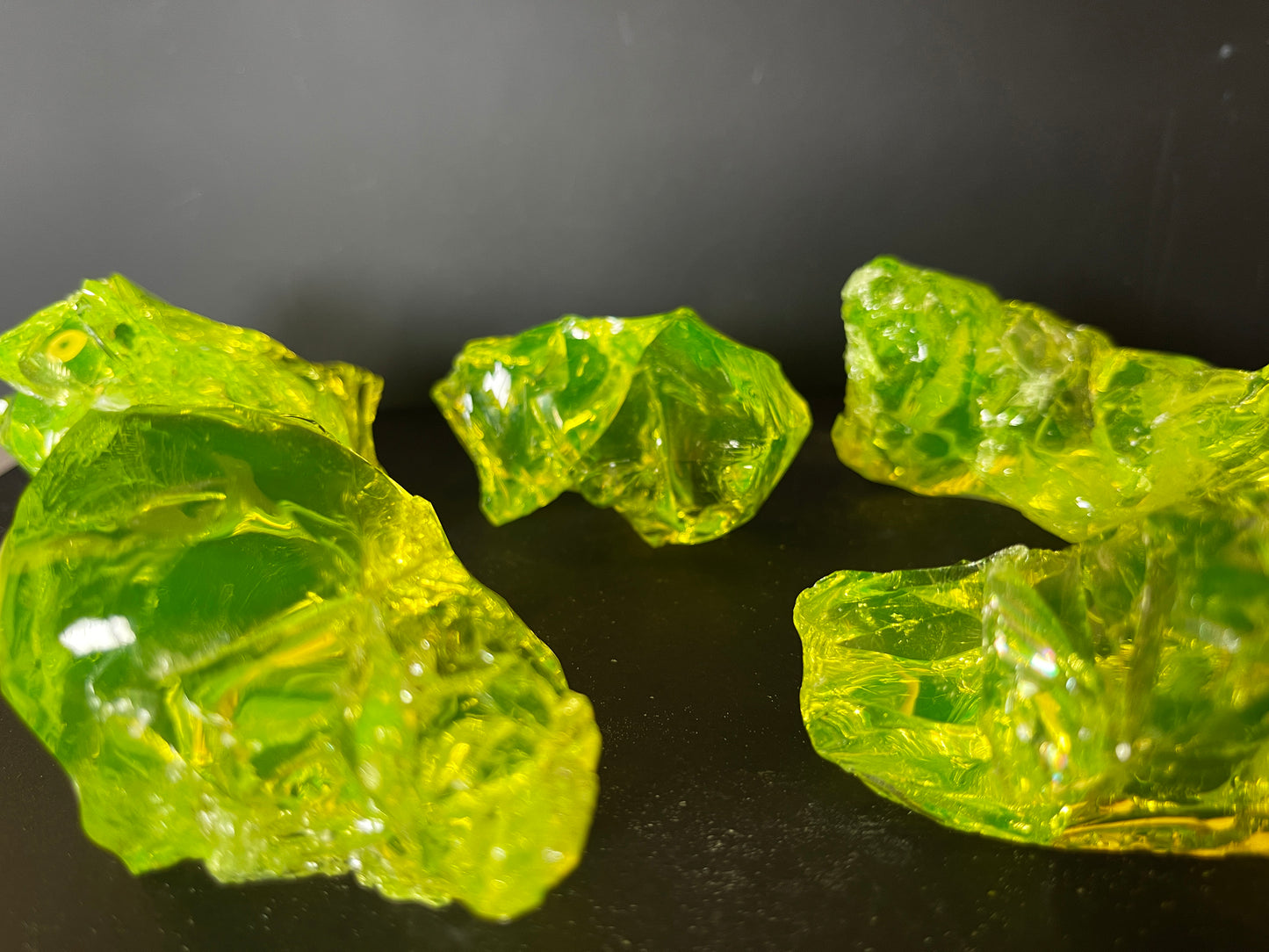 Uranium Glass Cullet Chunks
